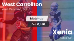 Matchup: West Carrollton vs. Xenia  2017