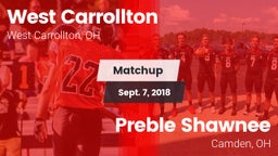 Matchup: West Carrollton vs. Preble Shawnee  2018