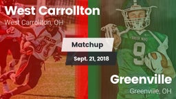 Matchup: West Carrollton vs. Greenville  2018