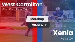 Matchup: West Carrollton vs. Xenia  2018