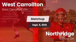 Matchup: West Carrollton vs. Northridge  2019