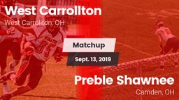 Matchup: West Carrollton vs. Preble Shawnee  2019