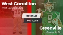 Matchup: West Carrollton vs. Greenville  2019
