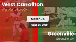Matchup: West Carrollton vs. Greenville  2020