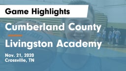 Cumberland County  vs Livingston Academy Game Highlights - Nov. 21, 2020