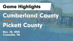 Cumberland County  vs Pickett County  Game Highlights - Nov. 28, 2020