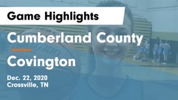 Cumberland County  vs Covington  Game Highlights - Dec. 22, 2020