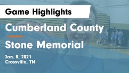 Cumberland County  vs Stone Memorial  Game Highlights - Jan. 8, 2021