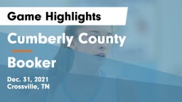 Cumberly County  vs Booker  Game Highlights - Dec. 31, 2021