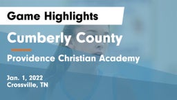 Cumberly County  vs Providence Christian Academy  Game Highlights - Jan. 1, 2022