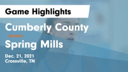 Cumberly County  vs Spring Mills  Game Highlights - Dec. 21, 2021