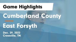 Cumberland County  vs East Forsyth  Game Highlights - Dec. 29, 2022