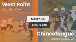 Matchup: West Point vs. Chincoteague  2017
