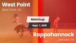 Matchup: West Point vs. Rappahannock  2018