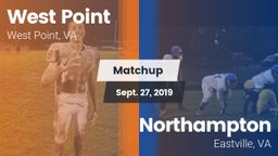 Matchup: West Point vs. Northampton  2019