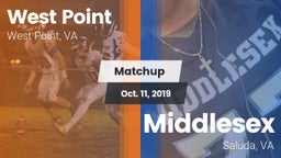 Matchup: West Point vs. Middlesex  2019