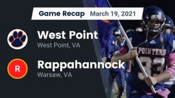 Recap: West Point  vs. Rappahannock  2021