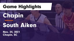 Chapin  vs South Aiken  Game Highlights - Nov. 24, 2021