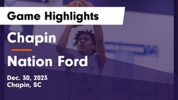 Chapin  vs Nation Ford  Game Highlights - Dec. 30, 2023