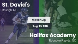 Matchup: St. David's vs. Halifax Academy  2017