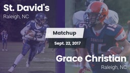 Matchup: St. David's vs. Grace Christian  2017