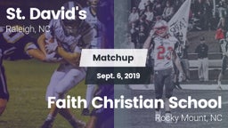 Matchup: St. David's vs. Faith Christian School 2019