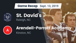Recap: St. David's  vs. Arendell-Parrott Academy  2019