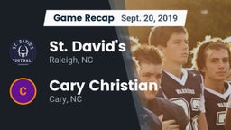 Recap: St. David's  vs. Cary Christian  2019