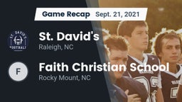 Recap: St. David's  vs. Faith Christian School 2021