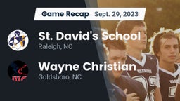 Recap: St. David's School vs. Wayne Christian  2023