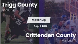 Matchup: Trigg County vs. Crittenden County  2017