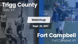 Matchup: Trigg County vs. Fort Campbell  2017