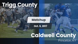Matchup: Trigg County vs. Caldwell County  2017