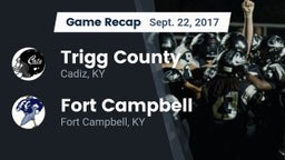 Recap: Trigg County  vs. Fort Campbell  2017