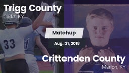 Matchup: Trigg County vs. Crittenden County  2018
