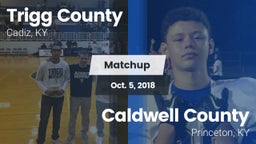Matchup: Trigg County vs. Caldwell County  2018