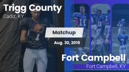 Matchup: Trigg County vs. Fort Campbell  2019