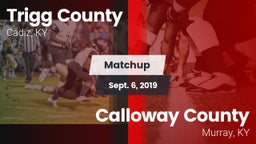 Matchup: Trigg County vs. Calloway County  2019