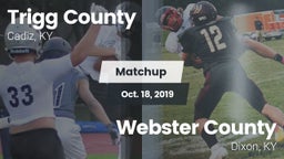 Matchup: Trigg County vs. Webster County  2019