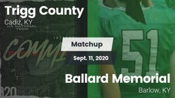 Matchup: Trigg County vs. Ballard Memorial  2020
