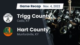 Recap: Trigg County  vs. Hart County  2022