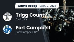 Recap: Trigg County  vs. Fort Campbell  2022