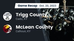 Recap: Trigg County  vs. McLean County  2023