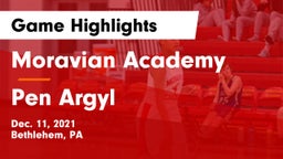 Moravian Academy  vs Pen Argyl  Game Highlights - Dec. 11, 2021