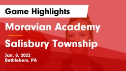 Moravian Academy  vs Salisbury Township  Game Highlights - Jan. 8, 2022