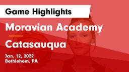 Moravian Academy  vs Catasauqua  Game Highlights - Jan. 12, 2022
