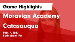 Moravian Academy  vs Catasauqua  Game Highlights - Feb. 7, 2022