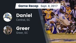 Recap: Daniel  vs. Greer  2017