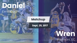 Matchup: Daniel vs. Wren  2017