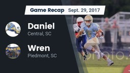 Recap: Daniel  vs. Wren  2017